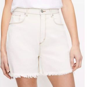 LOFT High-Waist Boyfriend Denim Shorts